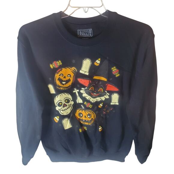 Buzz Halloween Crew Neck Graphic Sweatshirt, NWOT, Small - Picture 1 of 5